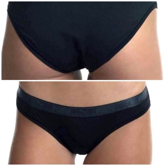 PUMA - NWT - L Sz Lg 4-Pack Performance Bikini/Blue, Grey, Pink & Black/Unopened - Picture 11 of 11